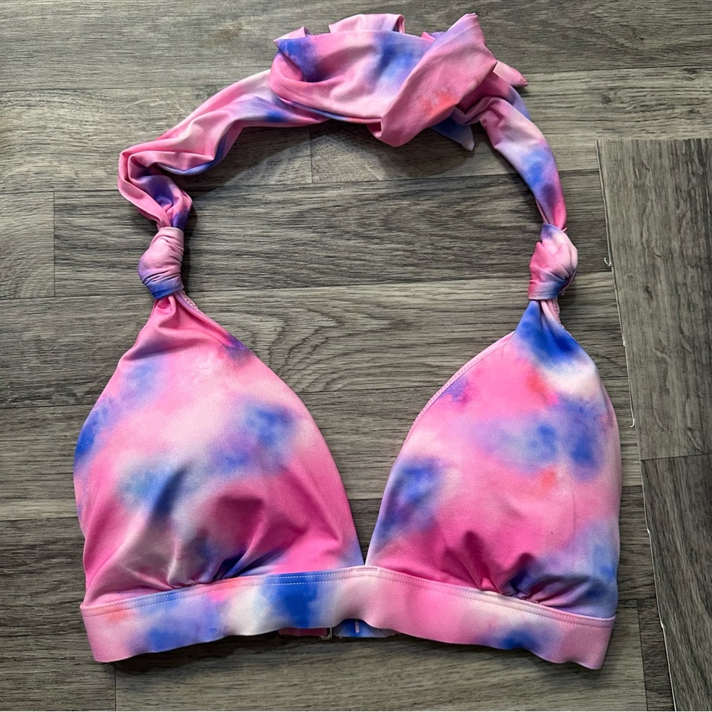 Victoria Secret Tie-Dye Halter Bikini Top ONLY